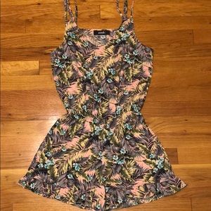 Floral Leaf Romper